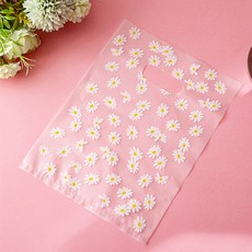 인디케이 손잡이 비닐봉투 소 13 x 21cm, 데이지, 100개 문구/오피스/데코/포장용품 반품 최저가 12,000원