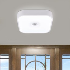 원하 고정형 등기구 시스템 사각 LED 15W 주광색 센서등, 화이트, 1개 홈인테리어/조명/스탠드 반품 최저가 14,490원