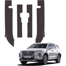 메이튼 순정 가죽 스크래치 도어스텝 커버, 현대 팰리세이드, 초코브라운 자동차용품/인테리어 반품 최저가 9,360원