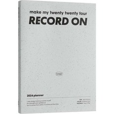 아이코닉 2024 레코드온 다이어리 플랜위클리 A5 플래너 스케줄러, 03 NOISE GREY 문구/오피스/다이어리/플래너 반품 최저가 4,670원