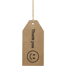 크라 스마일 땡큐 택, 혼합색상, 100개 문구/오피스/데코/포장용품 반품 최저가 10,230원