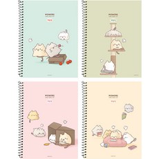 핑크풋 3000 모노리 연습장 4종 세트, 혼합색상, 1세트 문구/오피스/학용품/수업준비 반품 최저가 12,950원