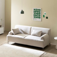 멜로우아쿠아텍스패브릭3인용소파+쿠션2p방문설치, 아이보리 문구/오피스/사무용품 전문관 반품 최저가 243,160원