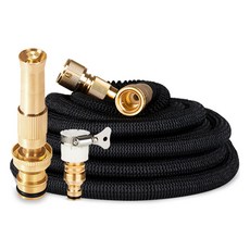 일상공감 요거슨 고압분사기 노즐 헤드 + 호스 연결 어댑터 + 초강력 분사기 호스 세트, 황동색(노즐헤드), 혼합색상(호스연결어댑터), 블랙(호스), 22.5m 자동차용품/세차/카케어 반품 최저가 48,730원