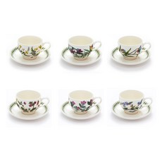 포트메리온 보타닉가든 T형 커피잔 + 받침 1인조, 랜덤 발송, 1세트 주방용품/커피잔/찻잔 반품 최저가 17,020원