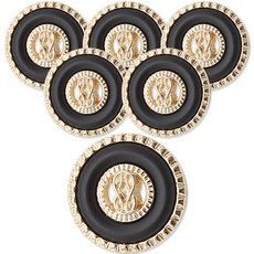 동대문단추왕 88콤비 단추 18mm, 골드블랙, 6개 홈인테리어/수예/수선 반품 최저가 5,540원