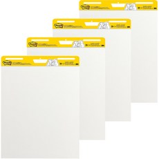 포스트잇 무지 이젤패드 559 63.5 x 76.2 cm, 흰색, 30매, 4개 문구/오피스/학용품/수업준비 반품 최저가 120,000원