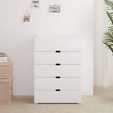 제이디퍼니처 빅로미 서랍장, 화이트, 5단 생활용품/수납장/서랍장 반품 최저가 73,050원