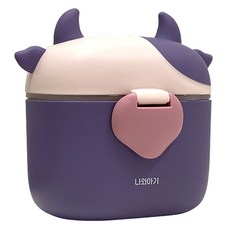 나와아기 유아용 휴대용 간식 분유통 케이스 + 스푼 세트, 퍼플, 1세트 출산/유아동/수유용품 반품 최저가 6,960원