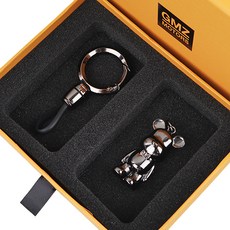 지엠지모터스 크롬베어 키링 열쇠고리, 1개, 블랙 자동차용품/인테리어 반품 최저가 9,390원