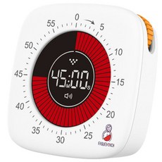 TIMETIMER 4세대 무소음 LCD 디지털 타임 타이머, 화이트, 1개 주방용품/주방잡화 반품 최저가 13,010원