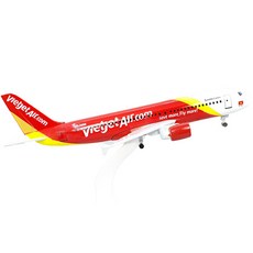 모형 비행기 다이캐스트 20cm, 비엣젯에어 A320, 1개 완구/취미/수집품 반품 최저가 12,120원