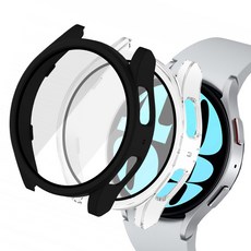 루아르모 갤럭시워치 액정보호 강화유리 풀커버 케이스 2p, 블랙, 투명 헬스/건강식품/헬스/요가용품 반품 최저가 3,940원