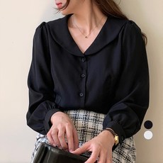 아피나르 여성용 튤립 카라 블라우스 패션의류/잡화/여성패션 반품 최저가 8,900원