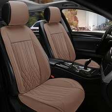 리버폭스 차량용 퀼팅 타공 방석 + 등 시트커버 풀커버형 세트, 브라운, 1세트 자동차용품/인테리어 반품 최저가 32,840원