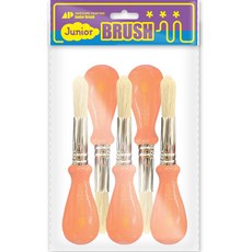 어썸페인팅 이지그립 주니어 붓 BABY ORANGE 5p, 1개, 125mm 문구/오피스/미술/화방용품 반품 최저가 8,200원