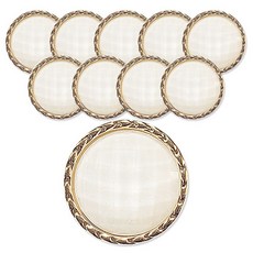 동대문단추왕 입체월계수 단추 18mm, 골드화이트, 10개 홈인테리어/수예/수선 반품 최저가 4,050원