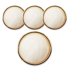 동대문단추왕 캘리 단추 21mm, 화이트G, 4개 홈인테리어/수예/수선 반품 최저가 2,560원