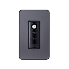 제일전기 디아트플러스 메탈그레이 CATV1방, 1개 생활용품/생활전기용품 반품 최저가 4,870원