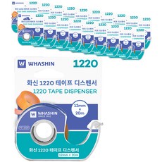 화신 1220 디스펜서 테이프 12mm x 20m, 투명, 20개 생활용품/생활잡화 반품 최저가 16,900원