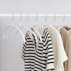 네이쳐리빙 논슬립 코팅 상의 옷걸이, 화이트, 20개 생활용품/옷걸이 반품 최저가 13,900원