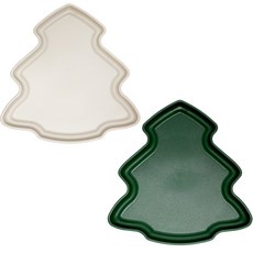 아띠홈 쁘띠포레 트리접시 2종 세트, 크림 + 그린, 1세트 주방용품/접시/플레이트 반품 최저가 6,430원