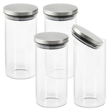 헬로키친 스테인리스 뚜껑 원형 내열 유리병, 1.8L, 4개 undefined/undefined 반품 최저가 19,500원