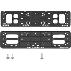 현대모비스 차종별 번호판가드 그랜저 2종 세트, 1세트, 블랙 자동차용품/익스테리어 반품 최저가 10,030원