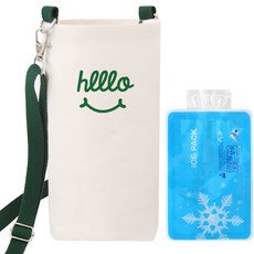 HO 내부방수 텀블러 물병 크로스가방 + 아이스팩 세트, 혼합색상, 1세트 주방용품/쿨러백/보온보냉소품 반품 최저가 6,490원