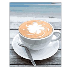 DIY그림그리기 캔버스도면 라떼한잔2, 혼합 색상, 1개 문구/오피스/미술/화방용품 반품 최저가 5,700원