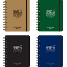 미소로 4000 라운드밴드 노트 2306, 베이지, 그린, 블랙, 네이비, 4개 문구/오피스/학용품/수업준비 반품 최저가 12,100원