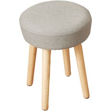 오션웰리빙 원형 쿠션 패브릭 화장대의자, 그레이, 1개 undefined/undefined 반품 최저가 22,050원