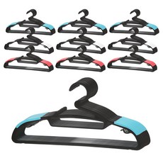 리벤스 프리미엄 논슬립 옷걸이, 블랙, 100개 undefined/undefined 반품 최저가 17,340원