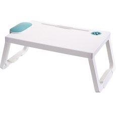 태블릿 거치대 겸용 접이식 미니 테이블, 화이트그린 주방용품/그릇/홈세트 반품 최저가 21,490원