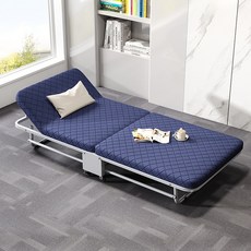 앞날앤 2중 접이식 시트 침대, 다크블루 홈인테리어/싱글하우스 반품 최저가 116,100원