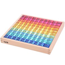 Tickit 거울 트레이 크리스털 큐브 세트 73548 100pcs, 혼합색상, 1개 완구/취미/블록놀이 반품 최저가 202,210원