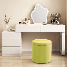 머니풀 마카롱 수납 패브릭 화장대 스툴, 올리브그린, 1개 홈인테리어/의자/소파 반품 최저가 14,720원