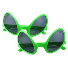 비아워게스트 외계인 파티 선글라스, 그린+블루, 2개 완구_취미/역할놀이 반품 최저가 5,310원