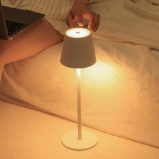 morac 넬리 모던 무선 터치 LED 스탠드 무드등, 화이트 홈인테리어/조명/스탠드 반품 최저가 7,860원