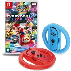 닌텐도 스위치 마리오카트 8 디럭스 한글판 + 스위치 레이싱 휠 2p 랜덤발송 완구_취미/콘솔/휴대용게임기 반품 최저가 58,770원