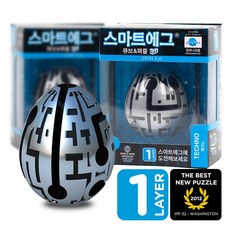 스마트에그 큐브 퍼즐 1단 LV7 테크노, 혼합색상, 1개 완구/취미/보드게임 반품 최저가 5,840원