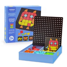 mideer 알록달록 모자이크 그림만들기 퍼즐, 1개, 150피스 완구_취미/학습완구/교구 반품 최저가 17,970원
