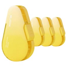 누사인 미니 슬라이딩 수정테이프 NS161, 골드, 4개 문구/오피스/필기류 반품 최저가 5,370원