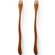 나무공방 티크우드 통원목 롱 티포크, 2개, 단품 주방용품/주전자/커피/티용품 반품 최저가 8,800원