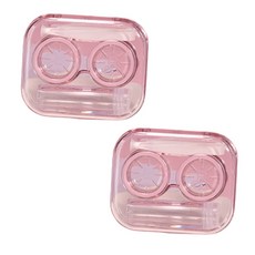 FTSY 휴대용 렌즈 케이스, 벚꽃가루, 2개 생활용품/건강/의료용품 반품 최저가 4,560원