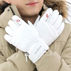 스위스마운틴 남성용 스키장갑 BC870, 화이트, 1개 스포츠_레저/스키/겨울스포츠 반품 최저가 11,690원