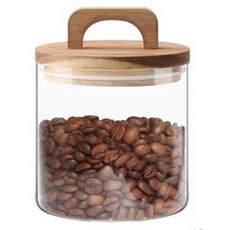 커빙 엔틱 글라스 원두 커피 밀폐용기 700ml, 브라운 + 투명, 1개 주방용품/밀폐저장/도시락 반품 최저가 6,990원