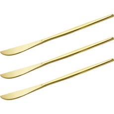 테이블아트 국산 아벨라 디너나이프, 무광골드, 3개 주방용품/그릇/홈세트 반품 최저가 15,220원