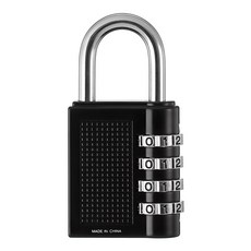 코멧 4단 비밀번호 자물쇠 블랙, 1개 생활용품/안전/호신용품 반품 최저가 3,110원