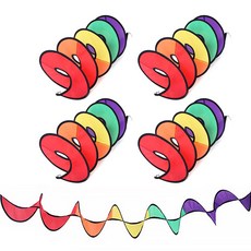 벅703 트위스트 스피너, D트위스트 회오리무지개스피너 바람개비 4P, 1단, 1개 스포츠/레저/캠핑전문관 반품 최저가 1,250원